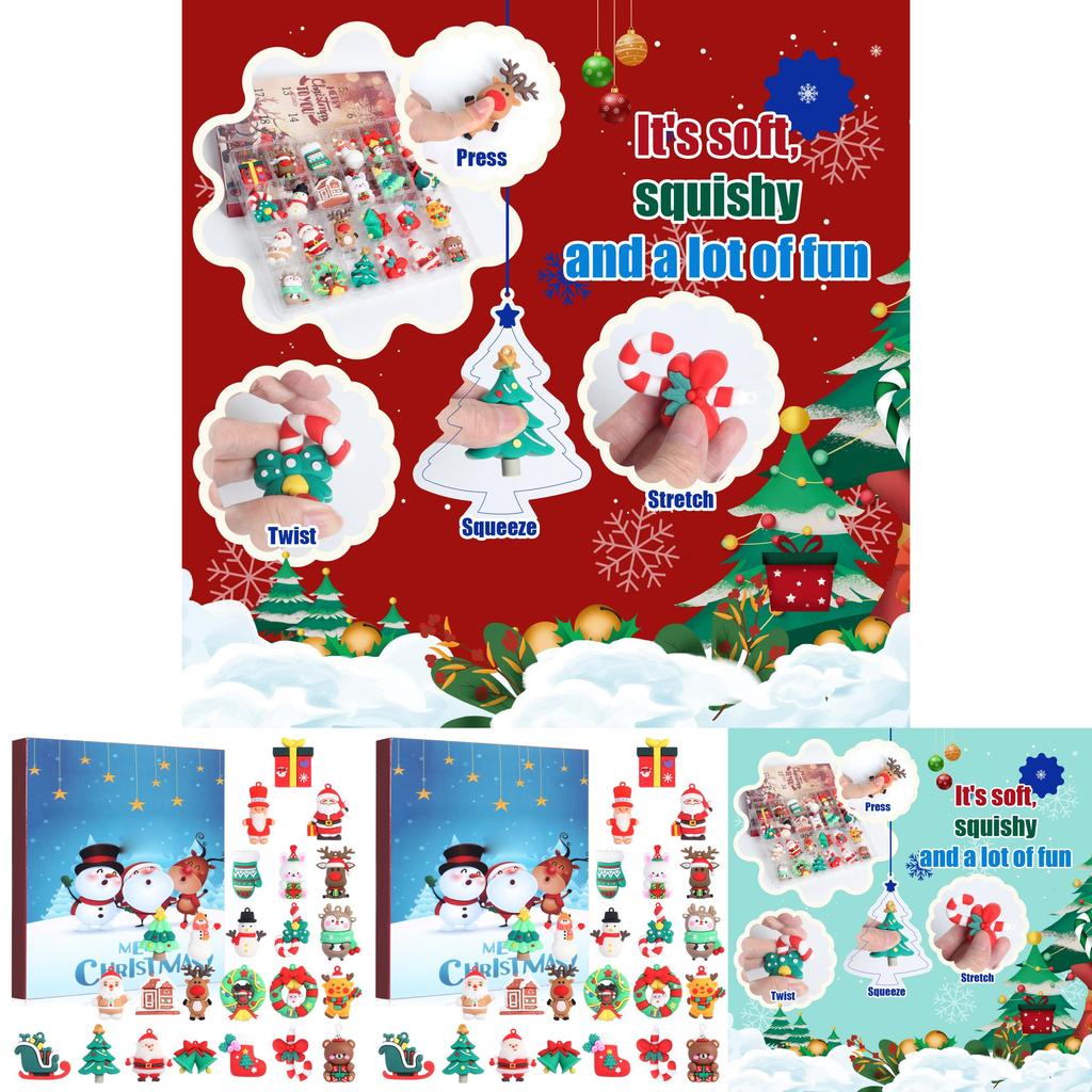 Christmas Party Pvc 3d Hanging Decorations For Advent Calendar And Holiday Festivities