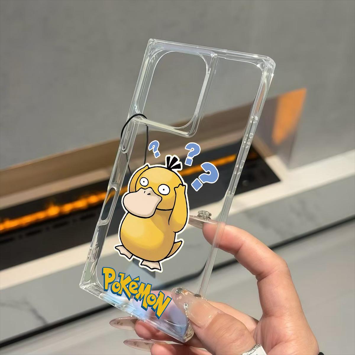 

Прозрачный квадратный чехол-бампер для iPhone 14 Pro Max 13 11 16 ProMax 12 15 Plus, защита от окисления, с рисунком растерянного Дакачу iphone 11 ProMax