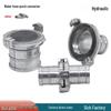 Aluminum Alloy Two-Jaw Quick Connector for Firefighting Water Hose (No Male/Female, Compatible with Soft Hose and Live Connector)
