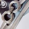 Cintura nuova disponibile in quattro stagioni da donna, in pelle, versatile, alla moda, per jeans, con decorazione per gonna, abito, maglione, coprivita.