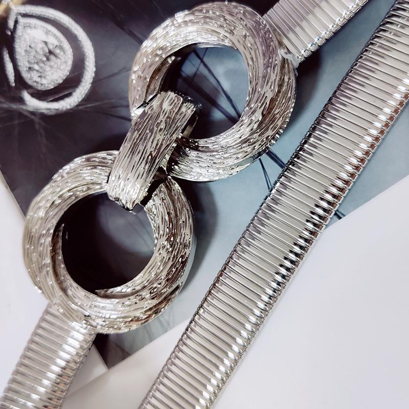 Cintura nuova disponibile in quattro stagioni da donna, in pelle, versatile, alla moda, per jeans, con decorazione per gonna, abito, maglione, coprivita.