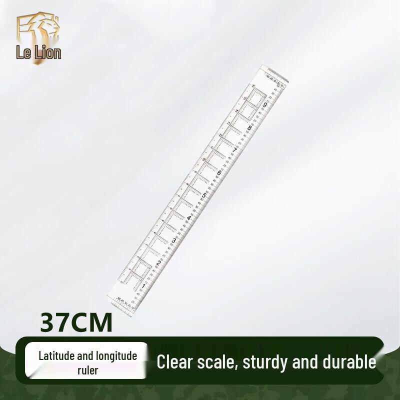 Leshi 1:50000 Geographic Coordinate Map Ruler
