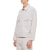 Levis Lmc High-End Series Solid Color Polo Pocket Zipper Long Sleeve Loose Jacket Men Jackets White A2195-0001