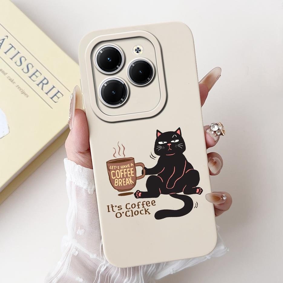 For Infinix Hot 40 Pro Case X6837 Cute Candy Painted Cover Shockproof Phone Case For Infnix Hot 40i Hot40 Pro Soft Fundas Bumper