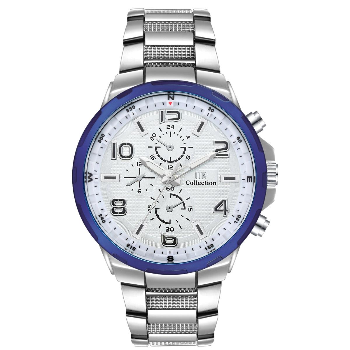 

IIK Новые простые мужские часы Мужские часы Модные кварцевые часы Часы