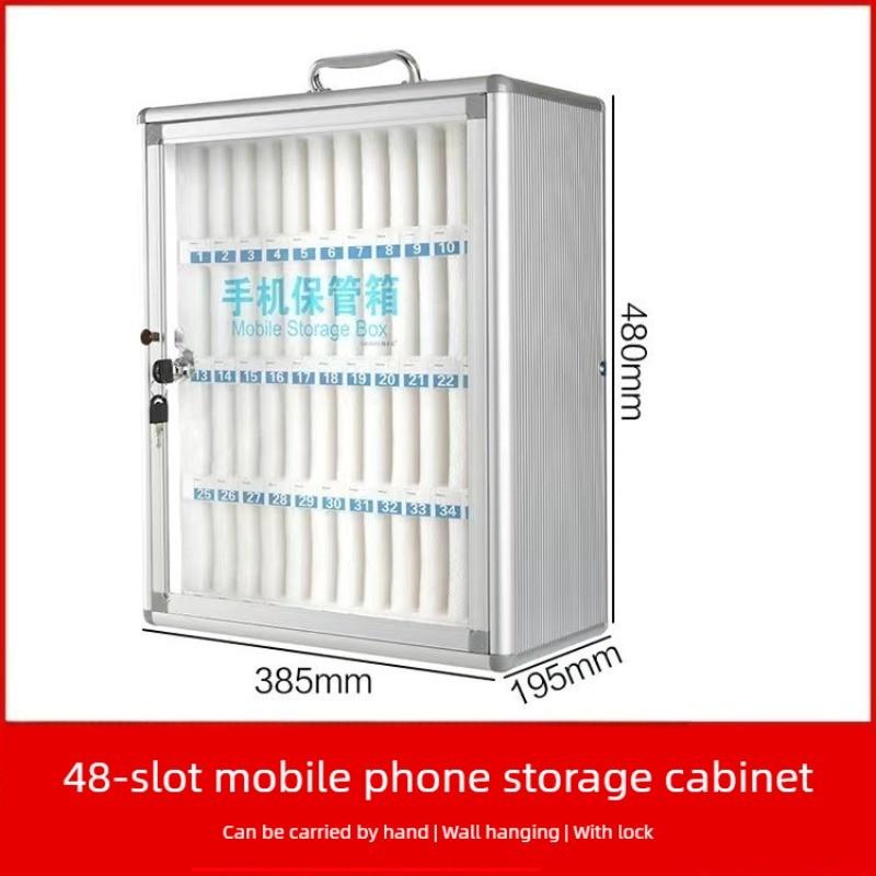 Cell Phone Safe Deposit Box Portable Phone Storage Box Transparent Restaurant Employee Storage Student Meeting Factory Locker