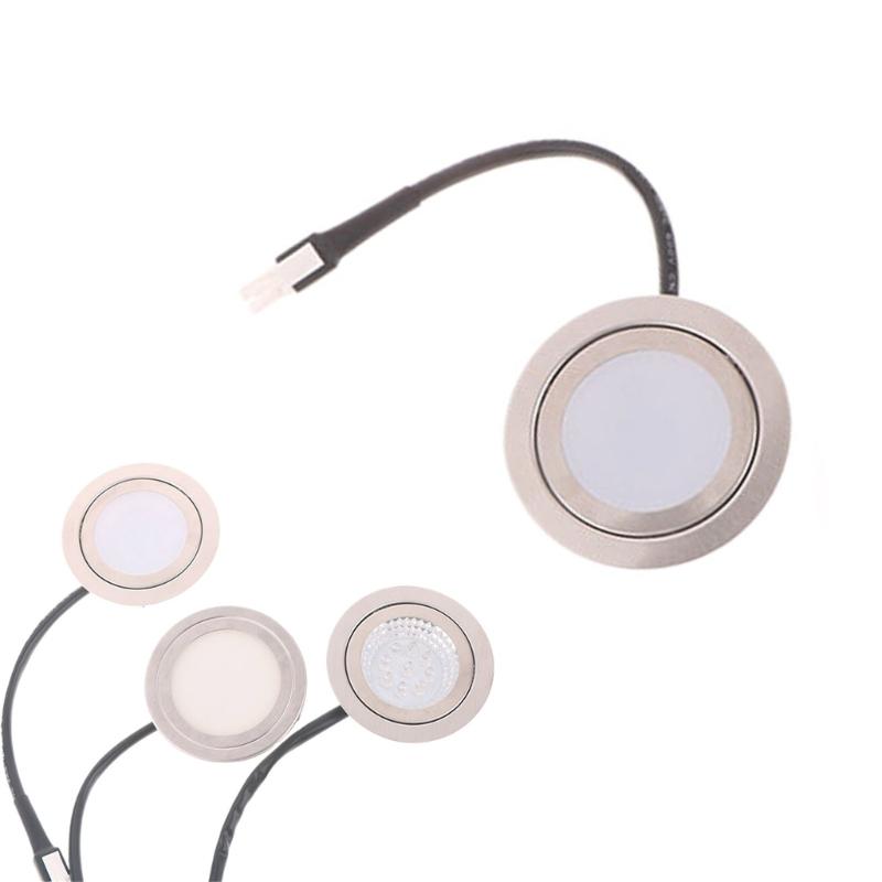 69mm Range Hood Light Round LED Bulb 12V 1.5W Kitchen Cooker Light Lamp Cabinet Closet Cupboard Light Energy Saving