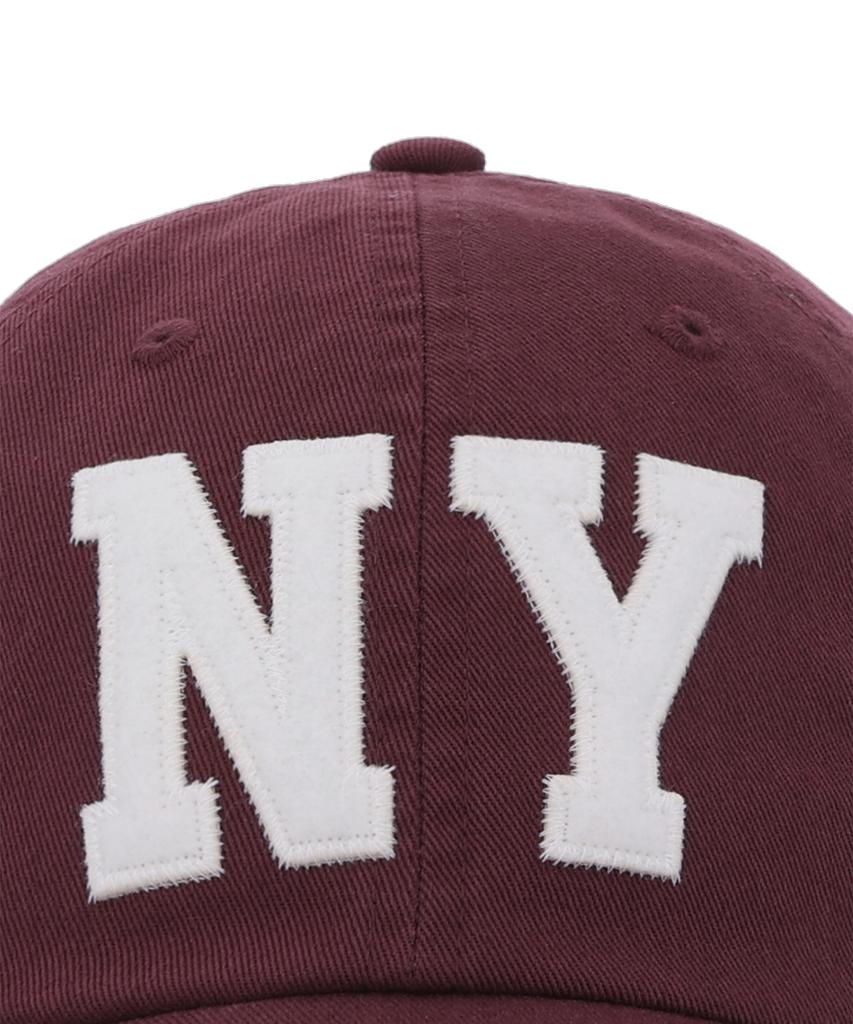 Cappellino da baseball in twill con patch Ny POLO RALPH LAUREN - Rosso
