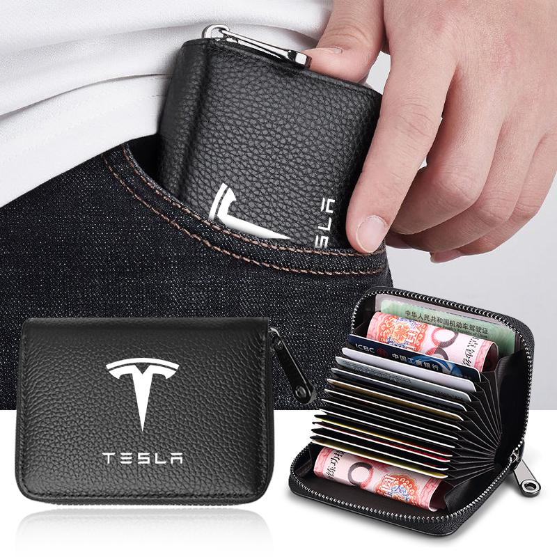Teri Avtomobil Haydovchilik Guvohnomasi ID Karta Bank Karta Hamyoni Avtomobil Stylingi Tesla Model 3 Model X S 2016-2023 uchun Model Y Dekallari TM3 TMX