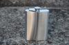 Elegant Silver Hip Flask with Four Gentelo Glasses