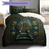 Sword Throne Pattern Bedding Quilt Set  Home Decoration  Gift (1 * duvet cover + 2 * pillowcase  without core)