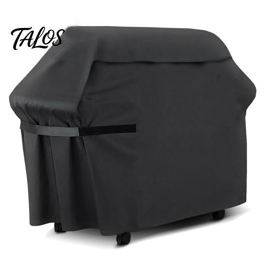 Outdoor Grill Protection Heavy-Duty BBQ Cover with Fastener Tapes Waterproof UV Resistant All-Weather Gas Protector Durable