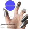 Stainless Steel Finger Protector & Thumb Knife for Cutting, Peeling & Picking Vegetables