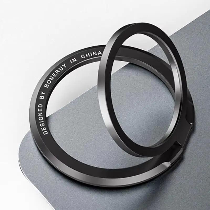 Magnetic Phone Holder Stand Magnet Finger Ring Socket Portable Wireless Charging for IPhone16 15 14 Pro/Max Cellphone Bracket