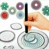 28Pc/Set Versatile Magic Wanhua Ruler Children Art Creative Painting Template Primary School Student Multi Functional Stationery