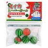 Super Ball Watermelon Pattern 2.3cm Diameter 5 Pieces
