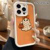 Phone case: 2D flat, suitable for iPhone 18, 17, 16, 15, 14, 13 Pro protective case, cartoon flat color, perfect Christmas and Halloween holiday gift