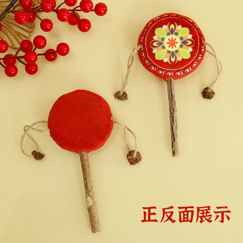Creative Wood Polygonum Rattle Cat Toys Gall Fruit Bell Cat Molar Stick Self-hi Pet Supplies