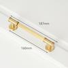 Modern Brass Solid Cabinet Handles Drawer Wardrobe Shoe Wine Cabinet Door Handle Knobs