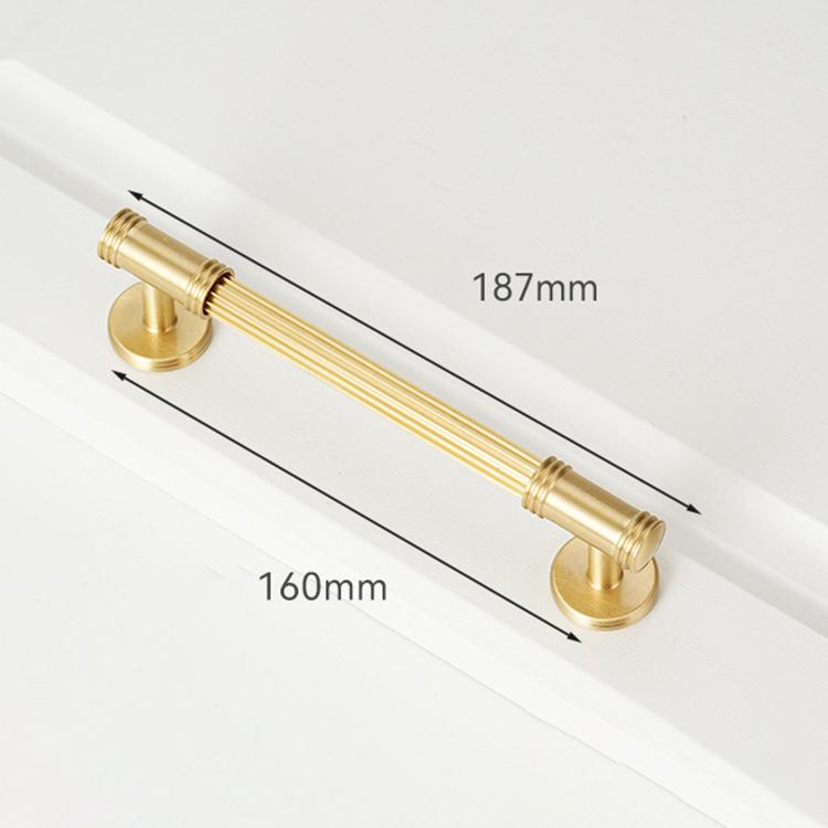 Modern Brass Solid Cabinet Handles Drawer Wardrobe Shoe Wine Cabinet Door Handle Knobs