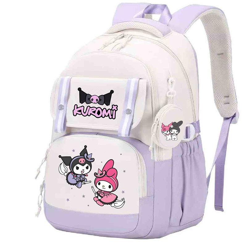 Animation Cartoon Printing Primary And Secondary School Students Lightweight Ridge Protection Backpack Large Capacity Campus School Bag