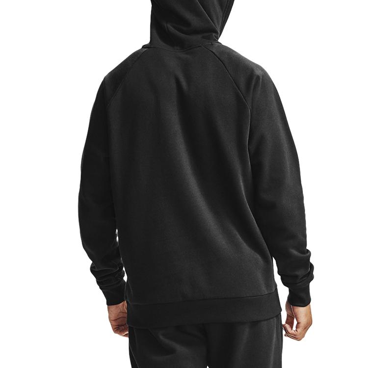 Under Armour Rival Fleece Hoodie Men Tops Black 1357092-001