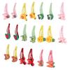 20pcs Pet Snap Hair Clips Letter Style Plastic Cute Pet Hairpins for Dogs Cats Rabbits