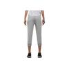Adidas Side Stripe Drawstring Slim Fit Seven-Point Sports Pants Women Pants Medium-Grey DT2514