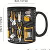 Elegant High-End Ceramic Coffee Mug for Men - Customizable with a Stylish Design