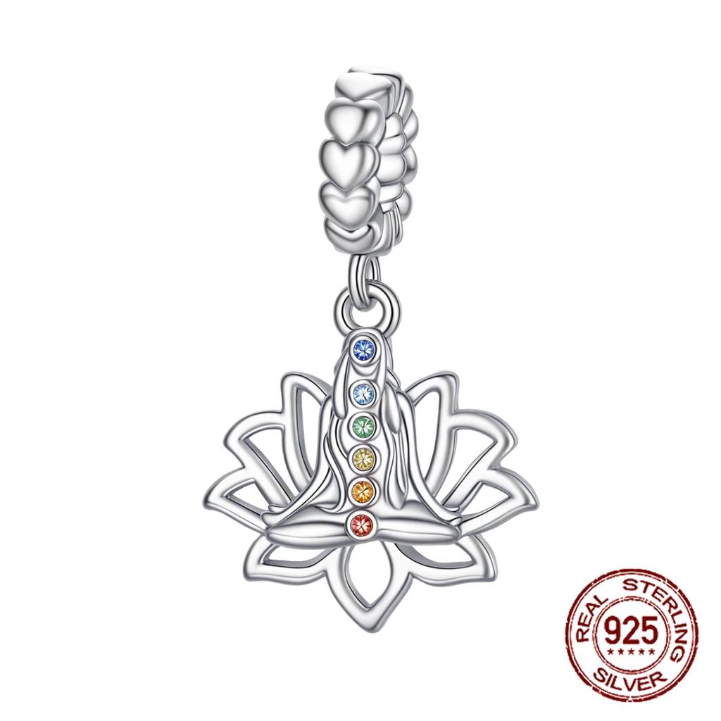 925 Silver Family Grandma Love You Mother Beads Pandent Charm Fit 4MM Hole Diameter Bracelet DIY Bead Ms Jewelry Gift