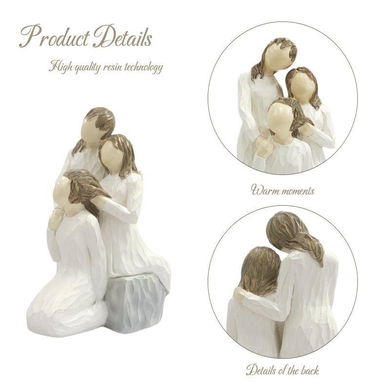 Willow Statues Good Friends Heart-to-heart Friendship Symbolic Creative Gifts Wedding Birthday Festival Celebration Gifts
