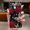 For Tecno Pop 5 LTE BD4 Pop5 BD2 4 Air 4 LTE Cases Flower Butterfly Cover Pop 6 Pro BE8 Soft Silicone Transparent TPU Phone Case