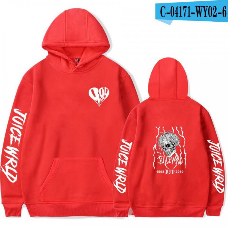 Juice WRLD Inspired Hoodie Men Women Oversized Streetwear Sweatshirt With Graphic Print Casual Pullover