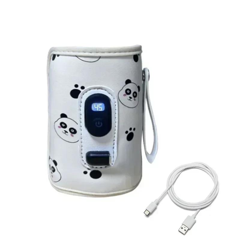 USB Milk Water Warmer Travel Stroller Insulated Bag Nursing Bottle Heater Portable Bottle Feeding Warmer for Traveling