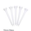 50 Pieces of 70/83MM Plastic ABS Material Durable and Sturdy Golf Course Training Golf Tee