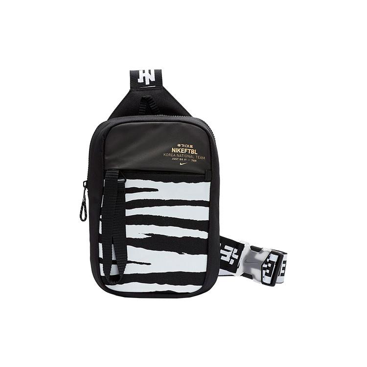 Nike Polyester Sling Bag, Shoulder Bag, Crossbody Bag Regular Unisex Black White CW5403-100