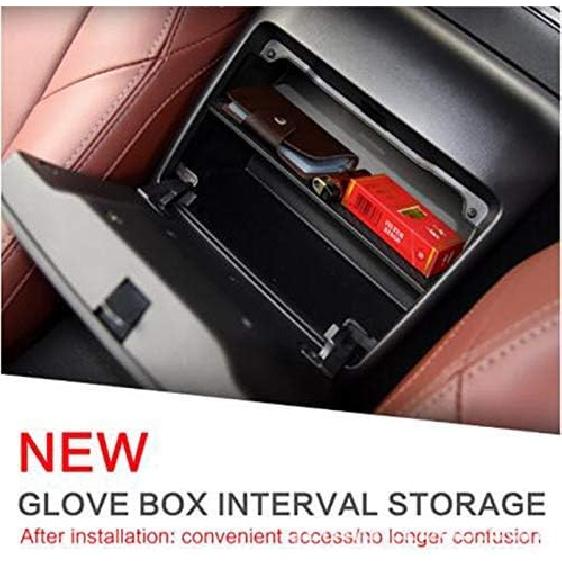 YIWANG Car Center Console Armrest Storage Box Organizer Tray with Partition Panel For Mazda MX-5 RF Miata 2015-2019
