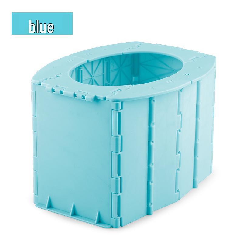 Portable Folding Child Toilet Seat & Urinal синий