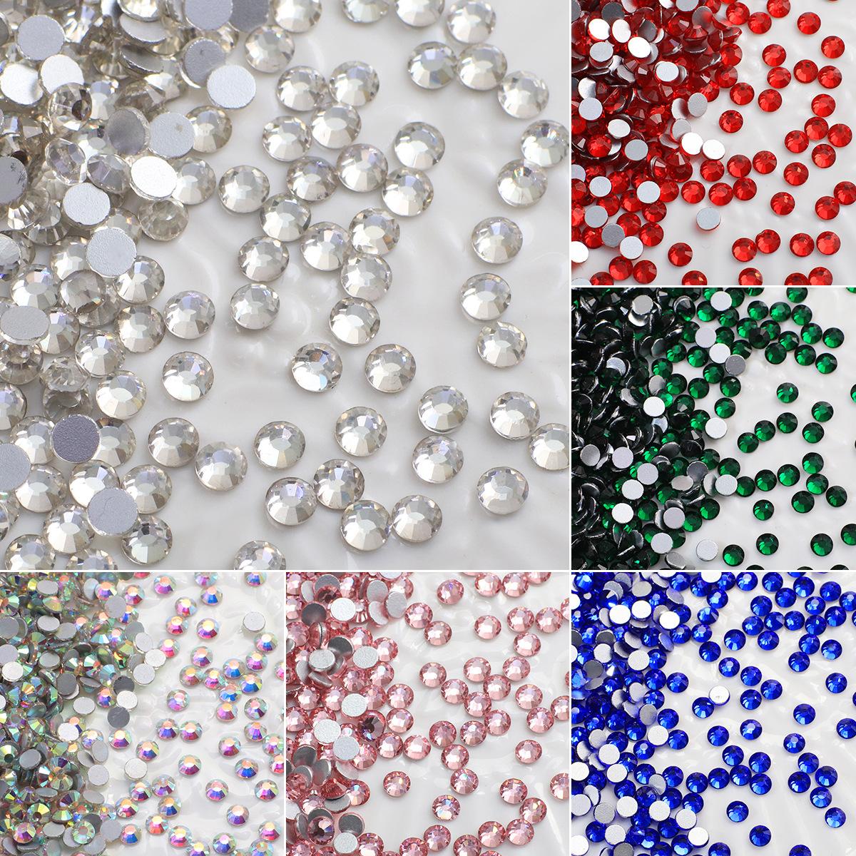 

Yiwu Nail Art Flat Bottom Diamond Nail Art Jewelry Mini Color Small Round Diamond Glass Rhinestone Small Ss Diamond Jewelry 1440 Pcs SS06/2.0-2 [1440 pcs]