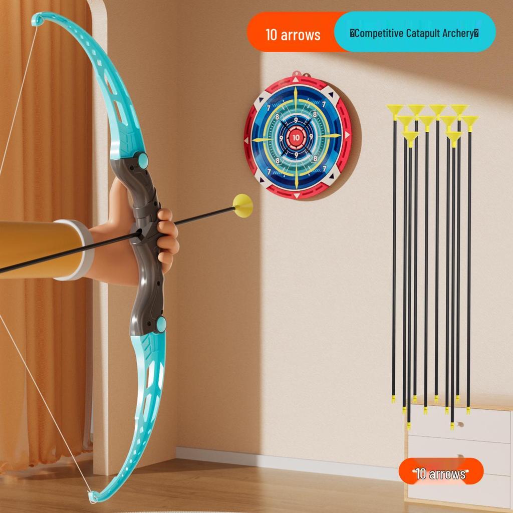 Kids' Cross-Border Archery Set: Bow, Arrows & Target for Outdoor Play