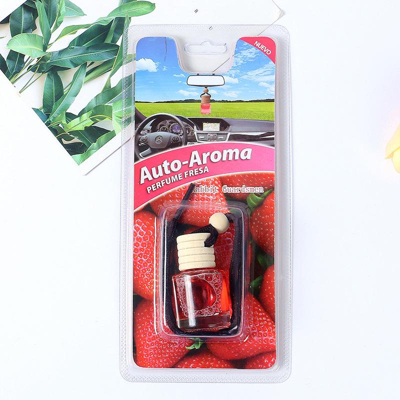 Araç Yağı Şişesi Meyve Kokusu Asılı Oda Spreyi Kolye Araba Parfümü