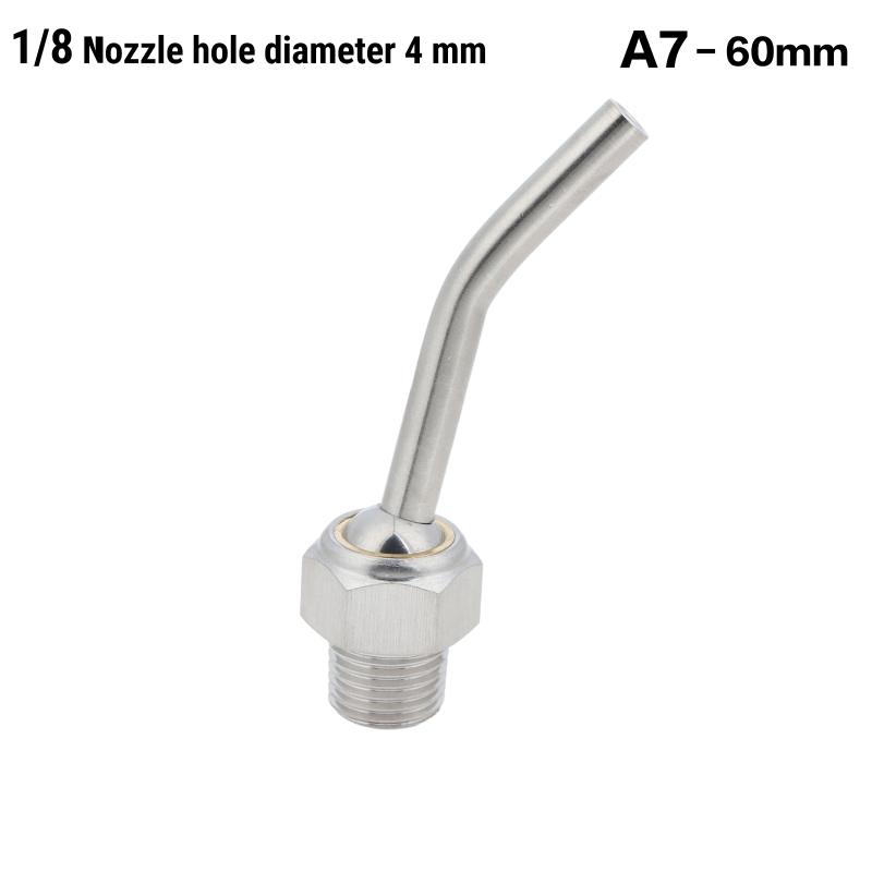 Stainless Steel Coolant Hose Nozzles Low Maintenance Anti Rust for CNC Lathes Toolholder Factory Machining Tooling