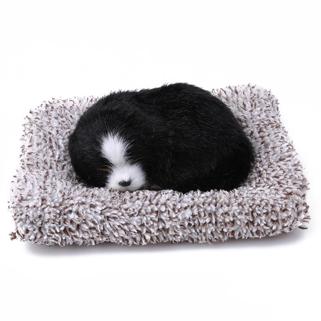 Kawaii Dog Ornaments Cute Lying On Mat Dogs Figurines Home Decor Modern Office Living Room Desk Decoration Crafts Accessories