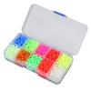 1000pcs Box Plastic Round Beads Fishing Tackle Lures Tools Accessory For Outdoor Fishing