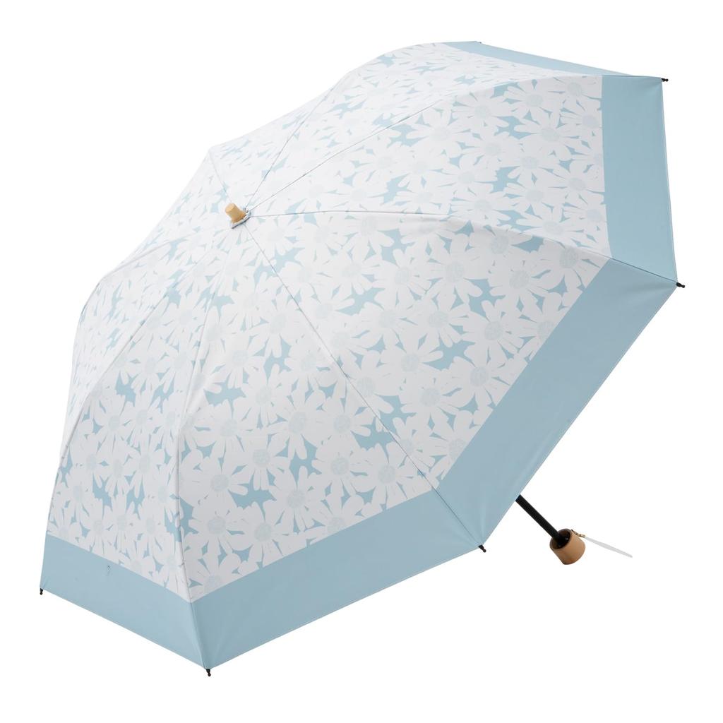 Cool Plus Folding Parasol for UV Heat and Light 50cm X 8 Light UV Protection Heat and Light Grade 1 Women, Blocking, Ribs, 100% Blocking, 99.9%+