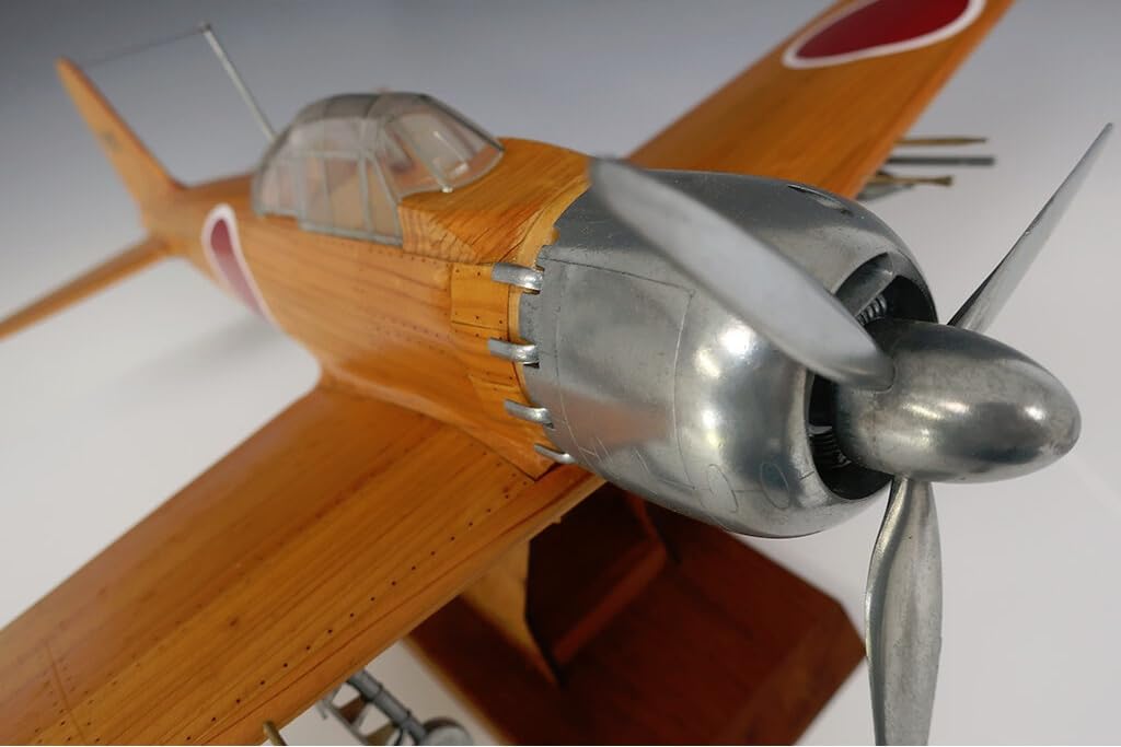 Woody Joe 1/24 Zero Fighter Wooden Model Assembly Kit (Airplane)