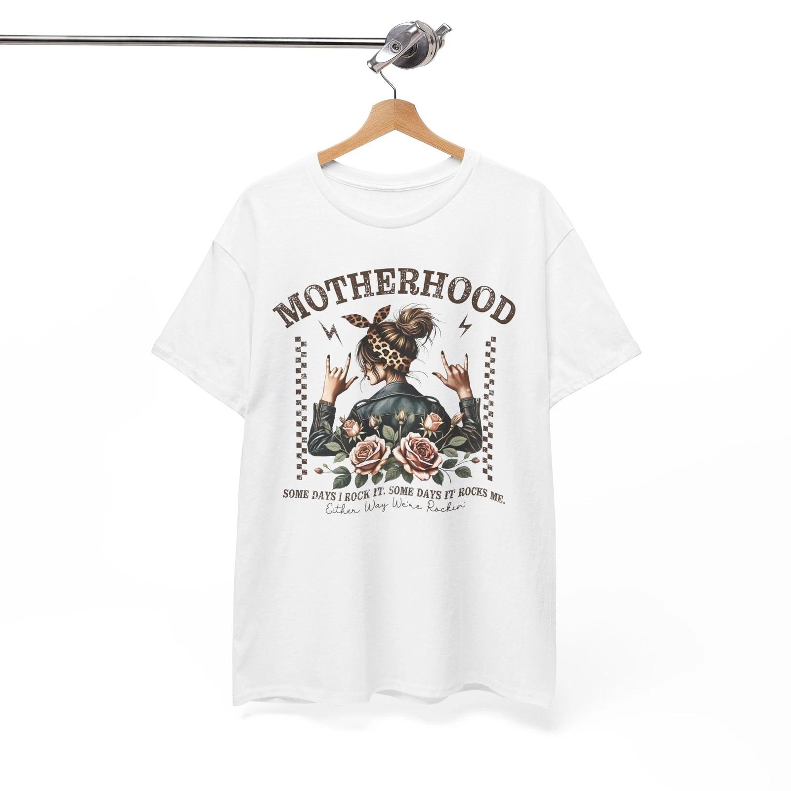 Motherhood T-shirt Tops Tees Unisex - Timeless Humor Tee for Every Funny Person S