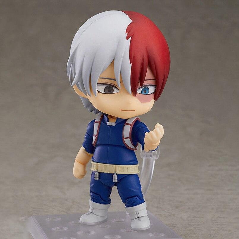 10cm Q Version Anime My Hero Academia Figure Roaring Shoto Pvc Action Figure Collectible Model Toys Kid Gift