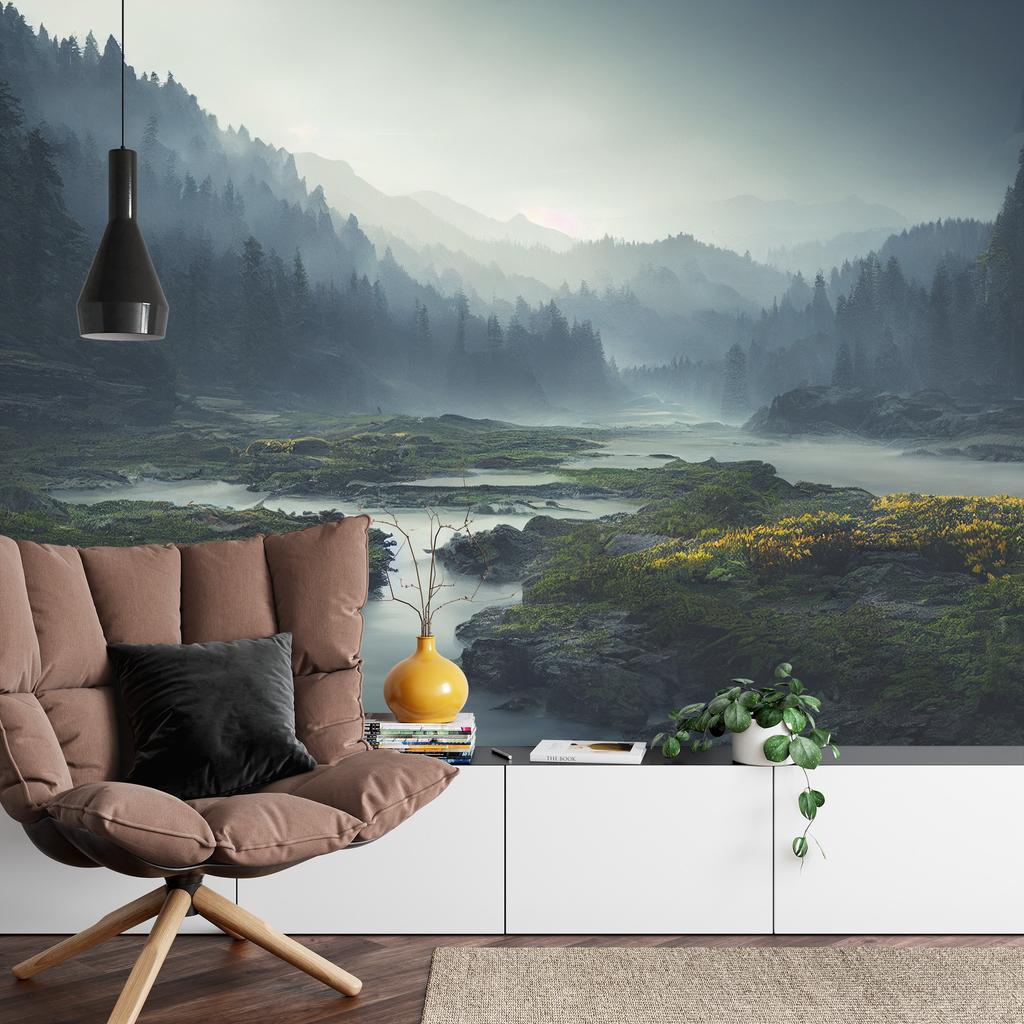 Photomural Breathtaking Landscape 4K Background Non-Woven 368x280