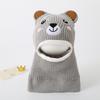 Baby Hat Scarf Integrated Hat Winter Warm Thickened Knitted Ear Hat Cute Super Cute Boys and Girls Wool Hat